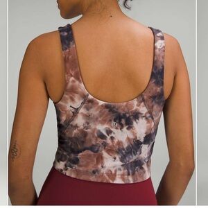 Lululemon Align Tank Top Diamond Dye Seashell Smoky Topaz Graphite Grey